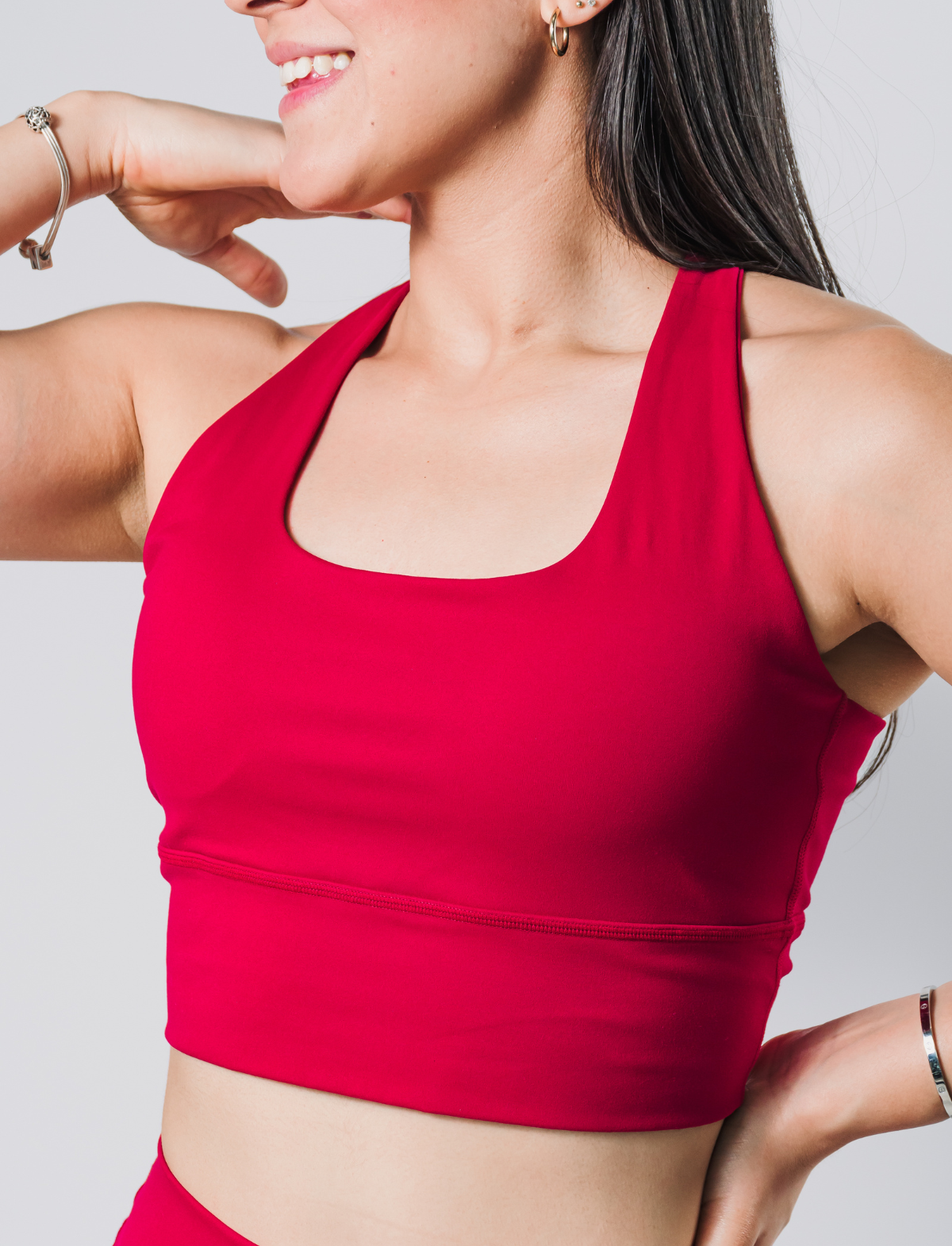 Dynamic Sport Bra Rojo Cereza
