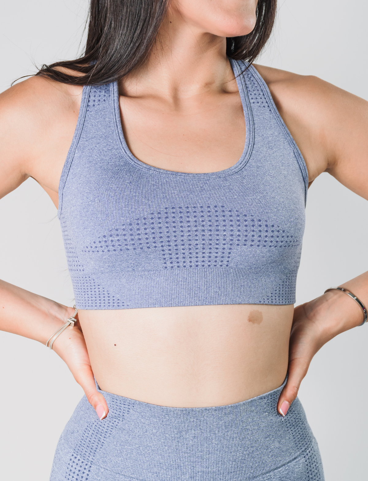 AURA Set Gris - Bra + Leggin