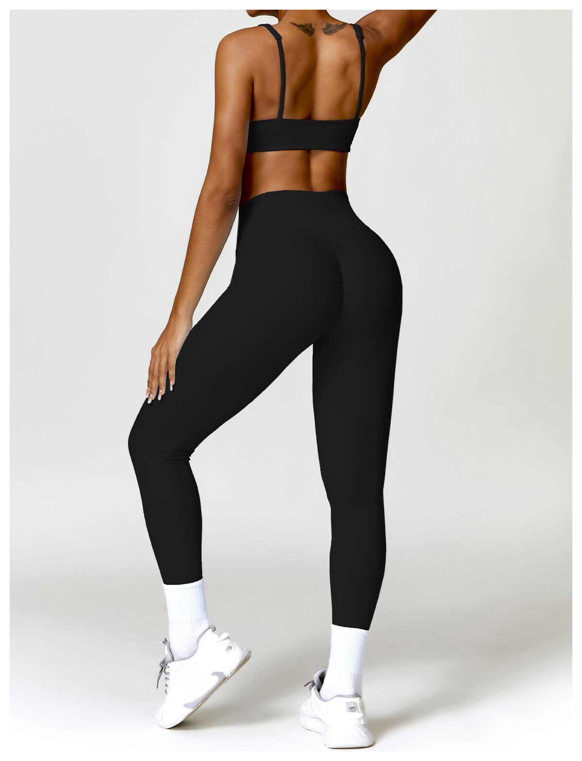 FOCUS Set Negro Top + Leggins