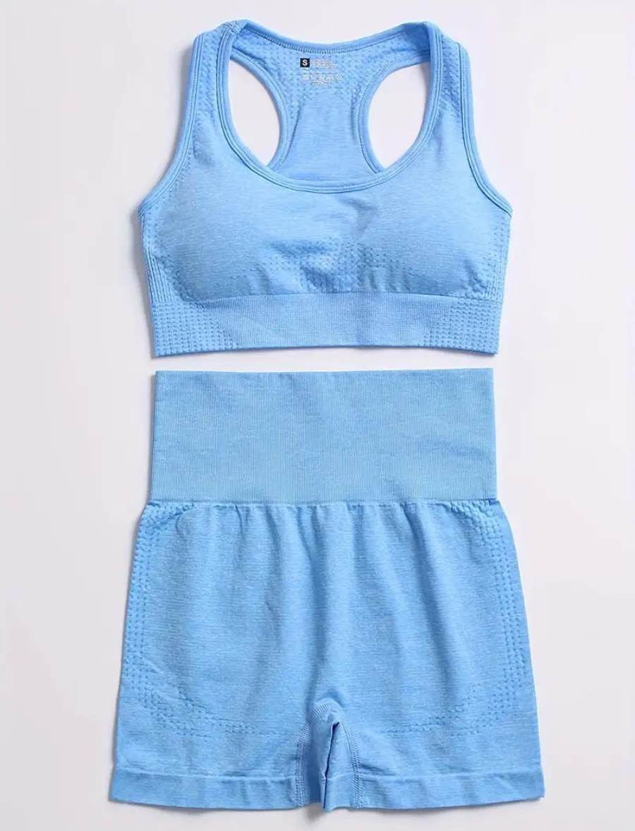AURA Set Azul  - Bra +Short